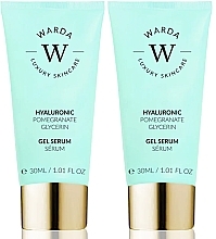Düfte, Parfümerie und Kosmetik Set - Warda Skin Hydration Boost Hyaluronic Acid Gel Serum (gel/serum/2x30ml)