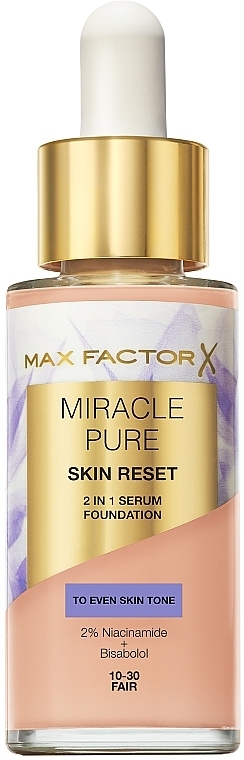 Max Factor Miracle Pure 2in1 Skin Reset Serum Foundation  - Foundation-Serum — Bild N1