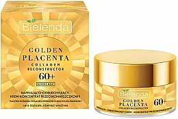Anti-Aging-Gesichtscreme mit Kollagen und Präbiotika 60+ - Bielenda Golden Placenta Collagen Reconstructor — Bild N1