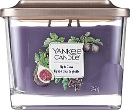 Duftkerze im Glas Fig & Clove - Yankee Candle Fig & Clove Elevation Square Candles — Bild N2