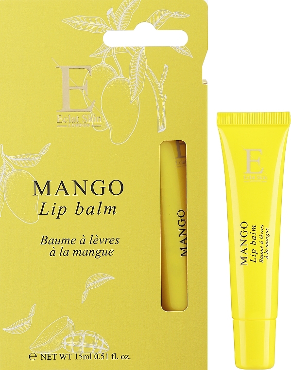 Lippenbalsam mit Mangogeschmack - Eclat Skin London Mango Lip Balm  — Bild N2