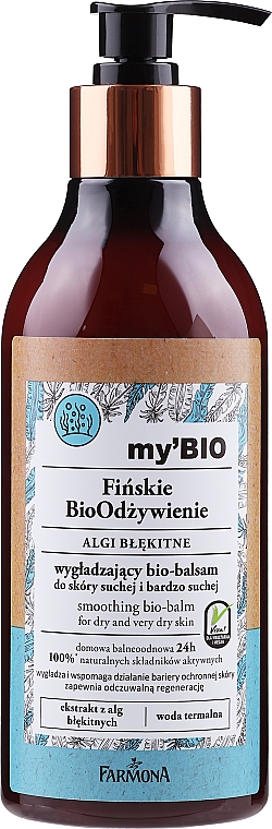 Glättender Bio Körperbalsam mit arktischen Algen für trockene Haut - Farmona My’Bio Smoothing Bio-Balm — Bild N1