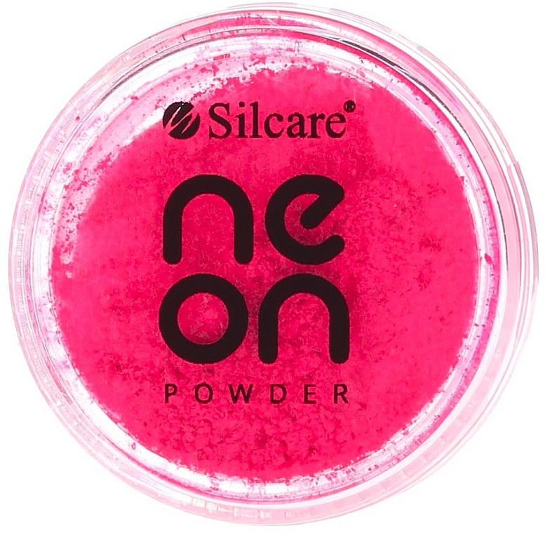 Glitterpuder für Nägel - Silcare Neon Powder — Bild N1