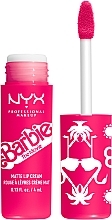 Matter flüssiger Creme-Lippenstift - NYX Professional Makeup Barbie Limited Edition Collection Matte Lip Cream — Bild N1