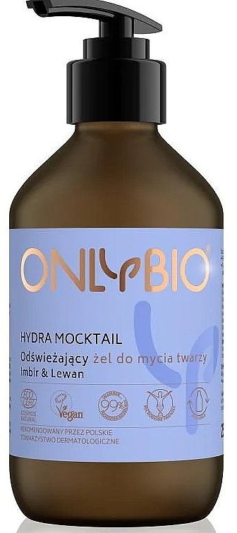 Erfrischendes Waschgel - Only Bio Hydra Mocktail Refreshing Face Wash Gel — Bild N1