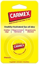 Düfte, Parfümerie und Kosmetik Feuchtigkeitsspendender Lippenbalsam für trockene und rissige Lippen - Carmex Lip Balm Original 