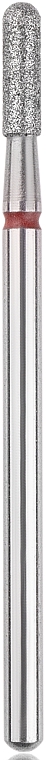 Diamant-Nagelfräser Abgerundeter Zylinder 2,3 mm L-8 mm rot - Head The Beauty Tools — Bild N1