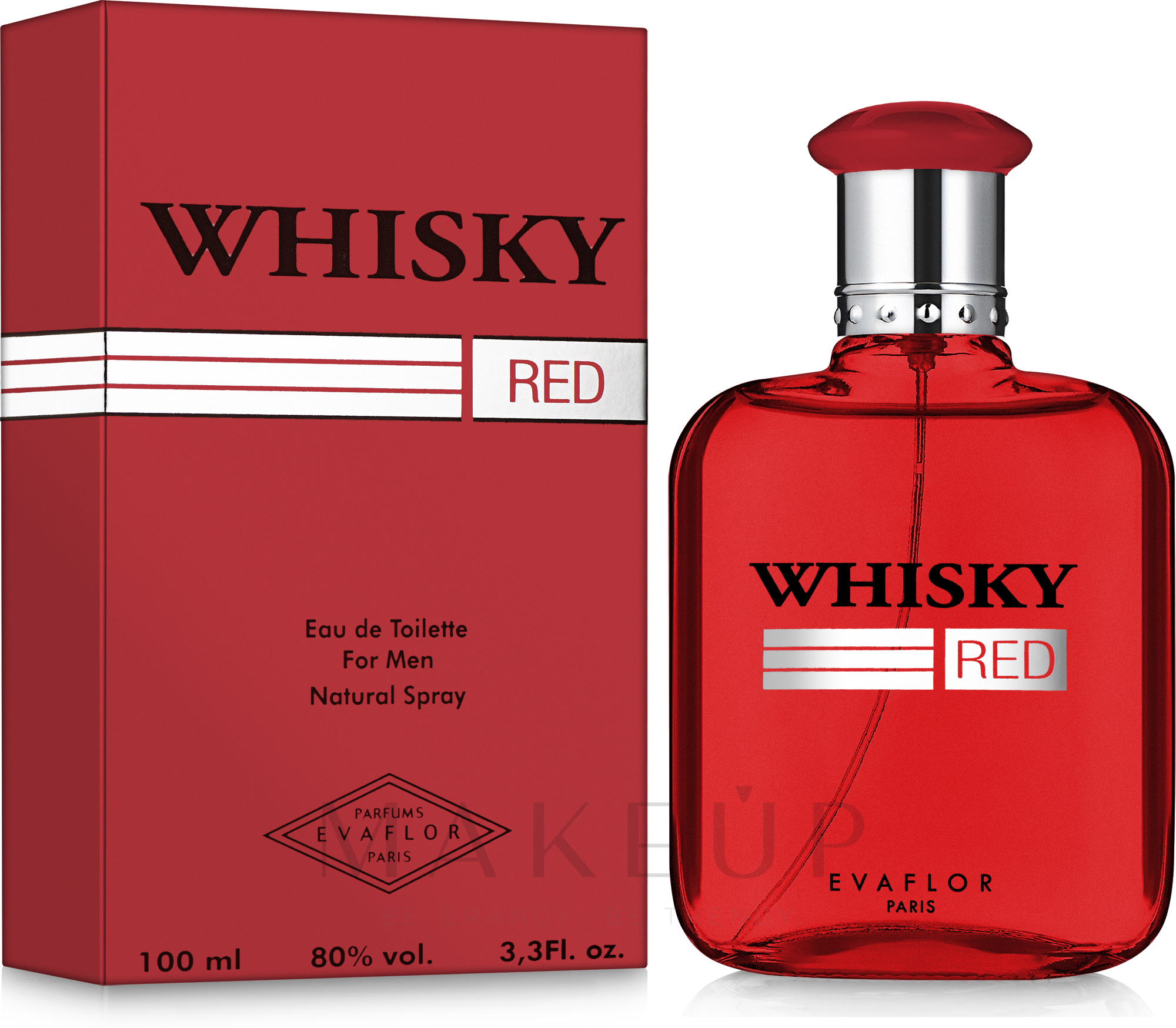 Evaflor Whisky Red For Men - Eau de Toilette — Bild 100 ml