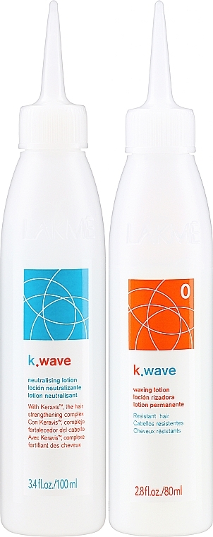 Zweikomponenten-Dauerwelle für grobes Haar - Lakme K.Wave Waving System for Resistant Hair 0 — Bild N2