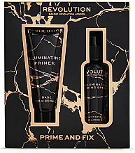 Düfte, Parfümerie und Kosmetik Gesichtspflegeset - Makeup Revolution Illuminating Prime & Fix Duo (Gesichtsprimer 25ml + Fixierspray 50ml)