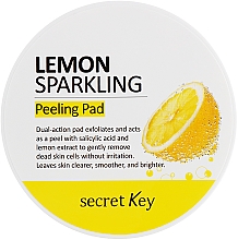 Peeling-Pads für das Gesicht mit Betain-Salicylat und Zitronenextrakt - Secret Key Lemon Sparkling Peeling Pad — Foto N3