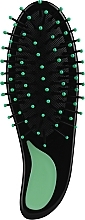 Haarbürste 14 cm schwarz-grün - Ampli — Bild N1