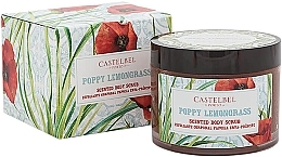 Düfte, Parfümerie und Kosmetik Körperpeeling Mohn und Zitronengras - Castelbel Smoothie Poppy Lemongrass Body Scrub