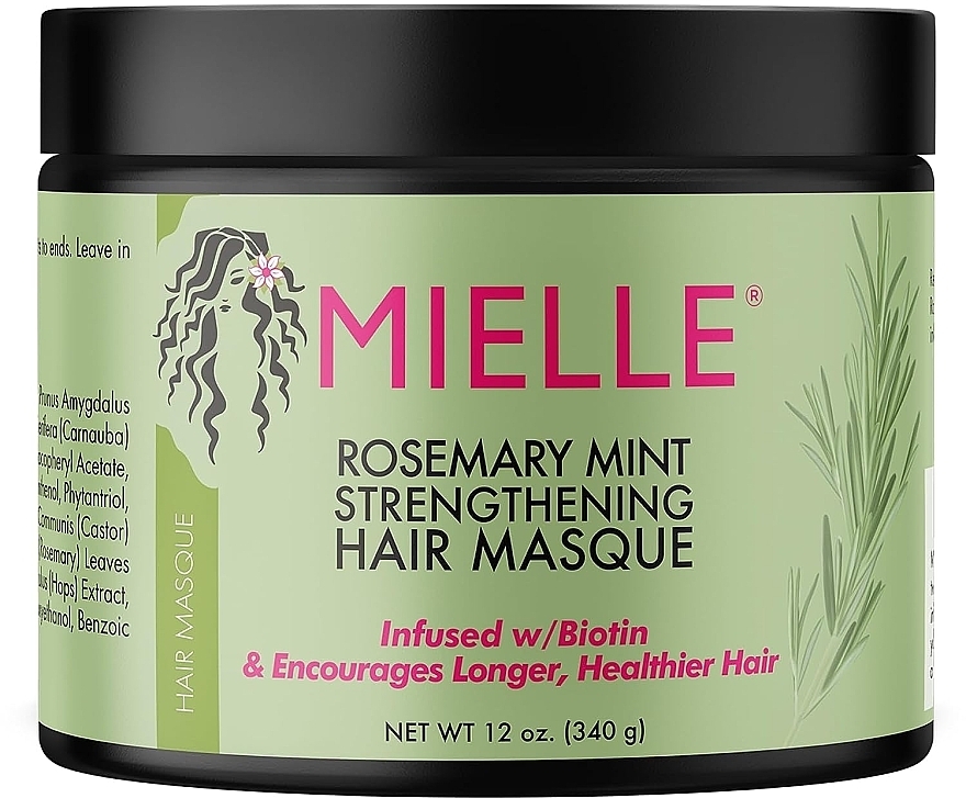 Stärkende Haarmaske  - Mielle Organics Rosemary Mint Strengthening Hair Mask  — Bild N1