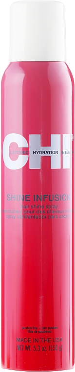 Schützendes Haarspray für mehr Glanz - CHI Shine Infusion Thermal Polishing Spray — Foto N1