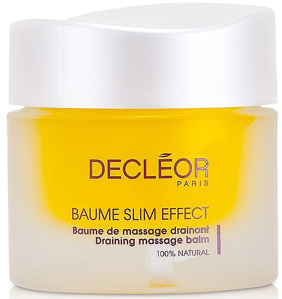 100% Natürlicher entwässernder Anti-Cellulite Massagebalsam für den Körper - Decleor Baume Slim Effect — Bild N1