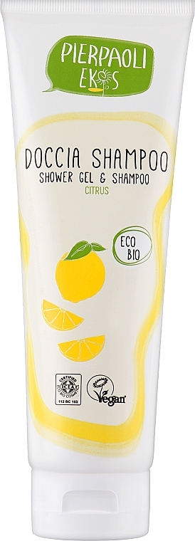 Duschgel & Shampoo 2in1mit Bio-Zitronenextrakt und ätherischem Öl - Ekos Personal Care — Bild N1