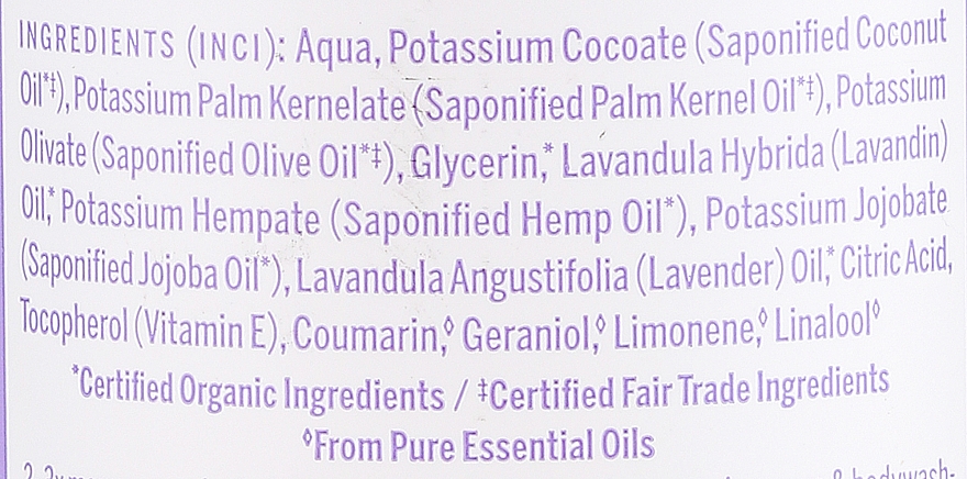 Flüssigseife Lavendel für Körper und Hände - Dr. Bronner’s 18-in-1 Pure Castile Soap Lavender — Bild N5