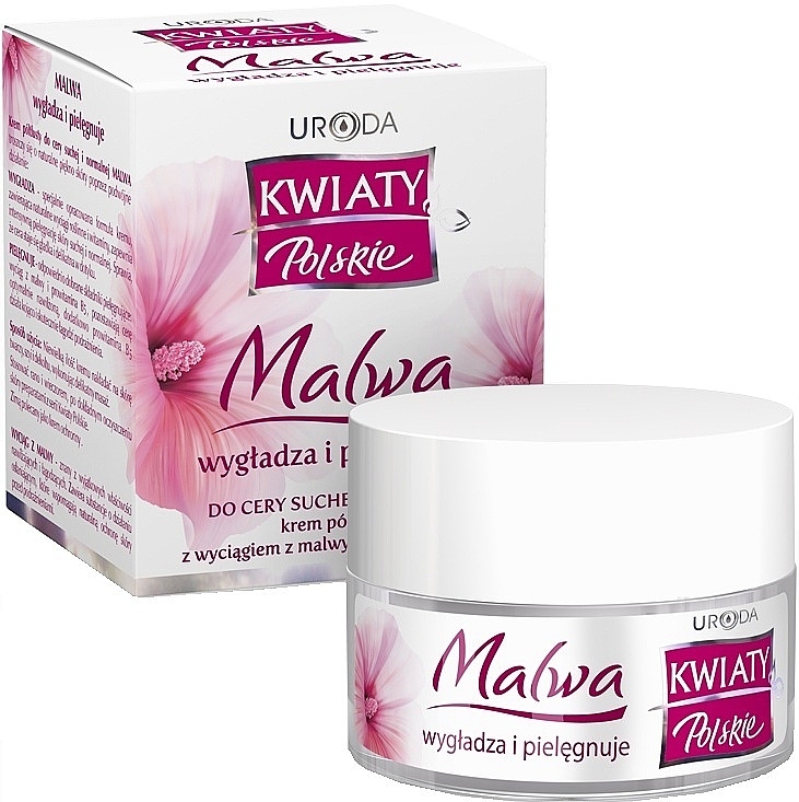 Feuchtigkeitsspendende Gesichtscreme - Uroda Kwiaty Polskie Malwa Cream