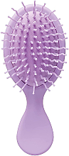 Massagebürste für das Haar 14 cm violett - Titania Synthetic Brush Pastell — Bild N1