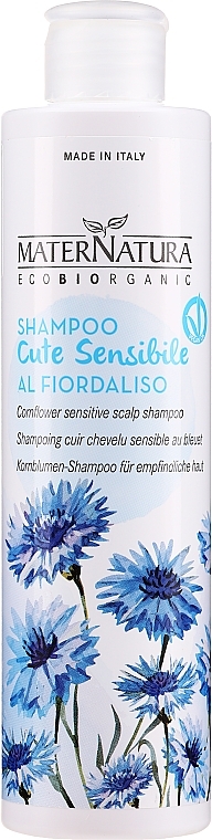 Mildes Shampoo mit Kornblume - MaterNatura Mild Shampoo with Cornflower — Bild N1