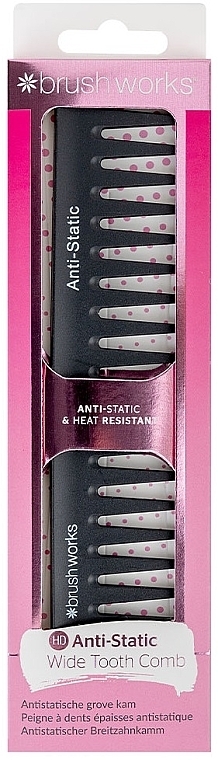 Antistatischer Breitzahnkamm - Brushworks Anti-Static Wide Tooth Comb  — Bild N1
