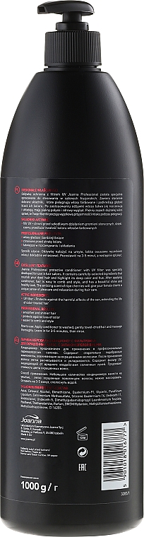 Farbschützende Haarspülung mit UV-Filter - Joanna Professional Conditioner — Foto N3