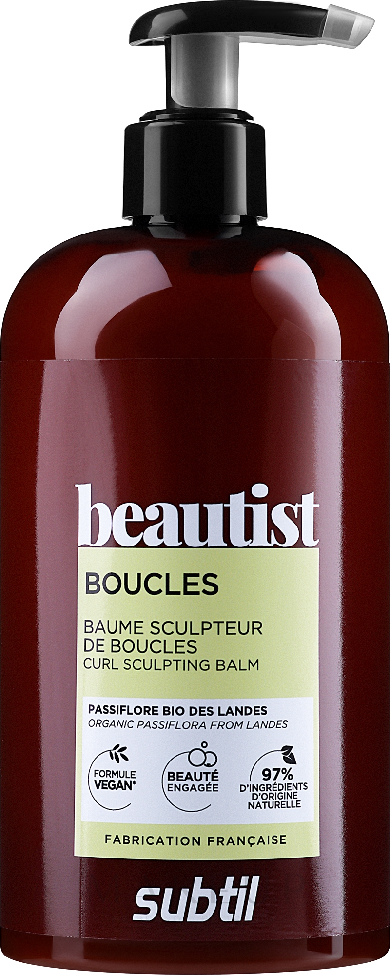 Lockenmodellierende Harspülung - Laboratoire Ducastel Subtil Beautist Curly Balm — Bild 500 ml