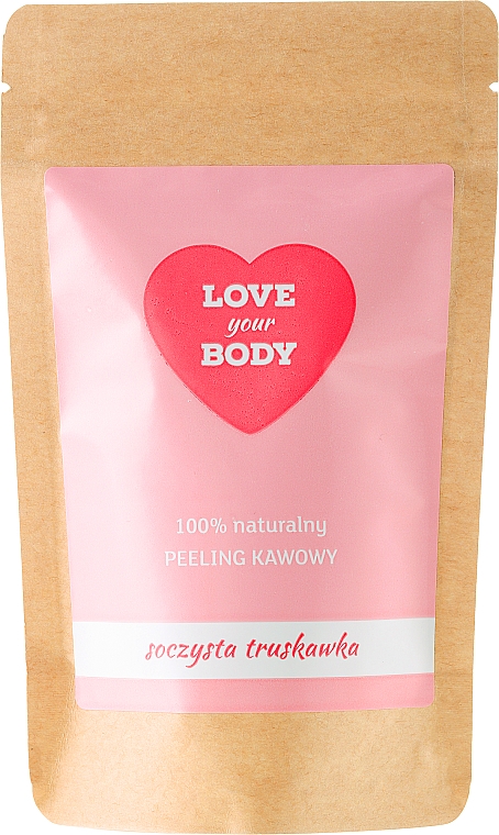 Kaffee-Peeling für den Körper Saftige Erdbeere - Love Your Body Peeling — Bild N1