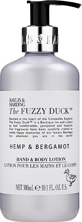 Körperpflegeset - Baylis & Harding The Fuzzy Duck Hemp & Bergamot (Flüssige Handseife 300ml + Hand- und Körperlotion 300ml) — Bild N5