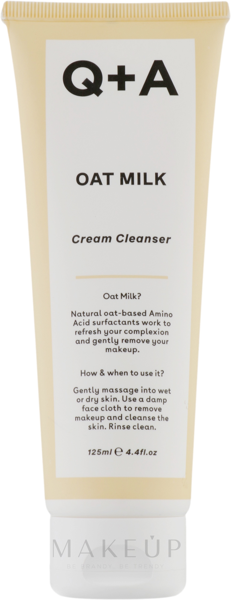 Gesichtsreiniger - Q+A Oat Milk Cream Cleanser — Bild 125 ml