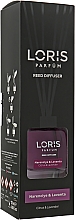 Düfte, Parfümerie und Kosmetik Raumerfrischer Zitrus und Lavendel - Loris Parfum Reed Diffuser Citrus & Lavender