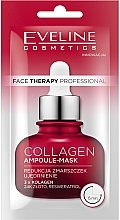 Düfte, Parfümerie und Kosmetik Ampullen-Creme-Maske für das Gesicht mit Kollagen - Eveline Cosmetics Face Therapy Professional Ampoule Face Mask