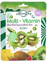 Düfte, Parfümerie und Kosmetik Tuchmaske für das Gesicht mit Kiwi-Extrakt - Grace Day Multi-Vitamin Kiwi Mask Pack
