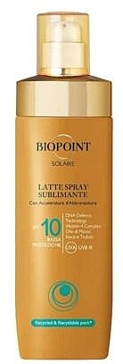 Körperspray-Milch SPF 10 - Biopoint Solaire Latte Spray Sublimante SPF 10 — Bild N1