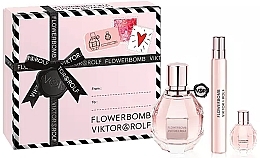 Düfte, Parfümerie und Kosmetik Viktor & Rolf Flowerbomb - Duftset (Eau de Parfum 50ml + Eau de Parfum Mini 10ml + Eau de Parfum Mini 7ml) 
