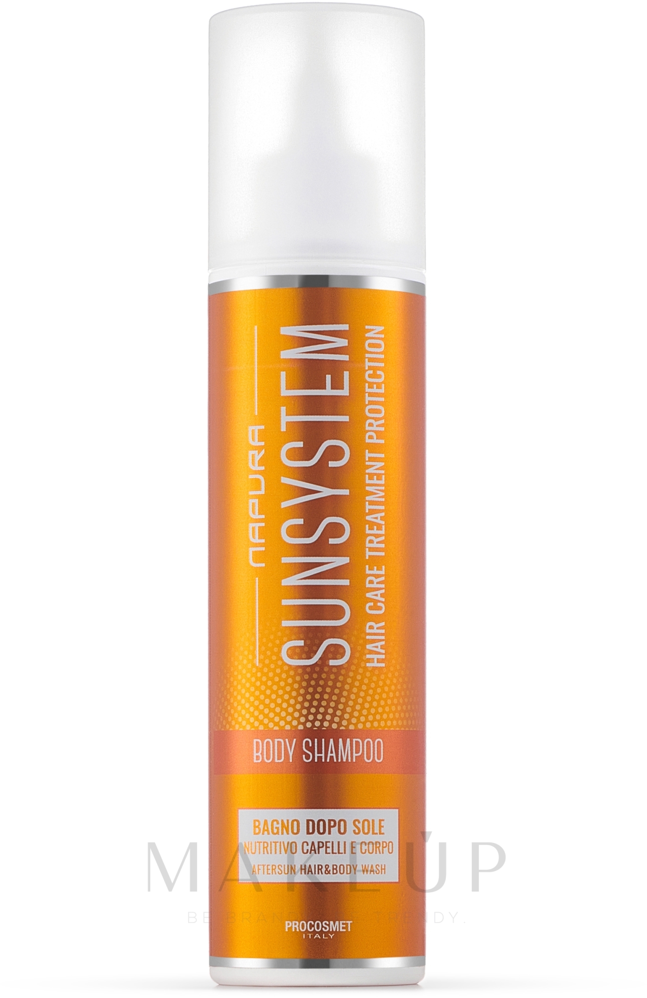 Feuchtigkeitsspendendes Shampoo für Haare und Körper nach der Sonne - Napura Sun System Body Shampoo — Bild 200 ml