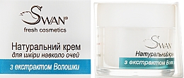 Düfte, Parfümerie und Kosmetik Augencreme mit Kornblumenextrakten - Swan Face Cream