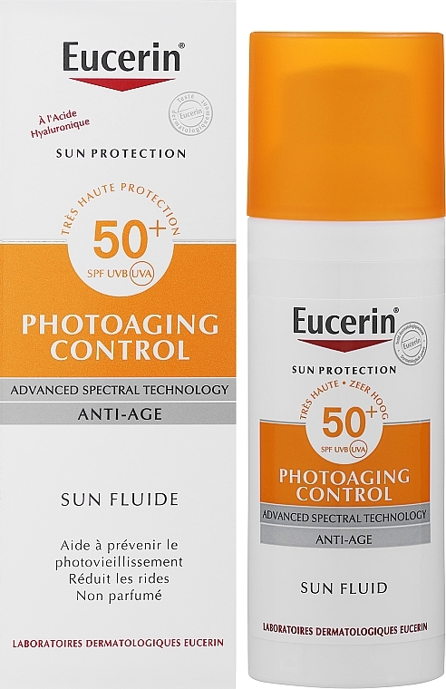 Anti-Aging Sonnenschutzfluid für das Gesicht SPF 50 - Eucerin Sun Protection Photoaging Control Sun Fluid SPF 50
