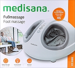 Düfte, Parfümerie und Kosmetik Fußmassagegerät - Medisana FM 888 Foot Massager Light Grey