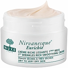 Düfte, Parfümerie und Kosmetik Reichhaltige glättende Gesichtscreme gegen die ersten Falten für trockene und sehr trockene Haut - Nuxe Nirvanesque Enrichie First Wrinkles Smoothing Rich Cream Dry Skin