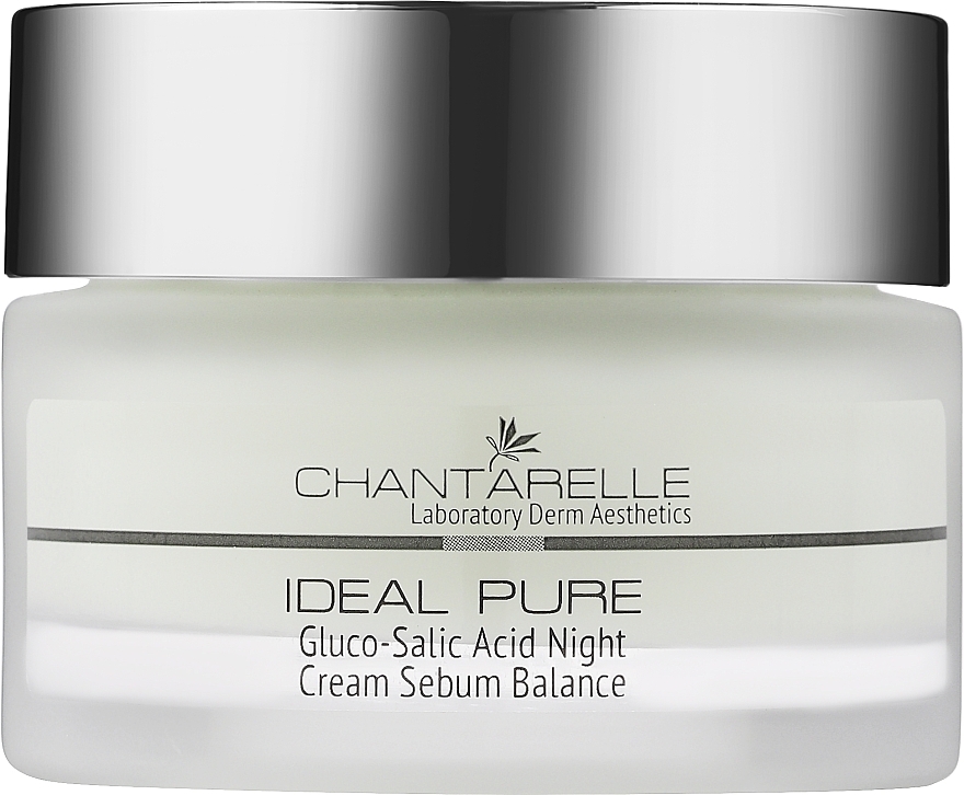 Antibakterielle Nachtcreme mit Glyco- und Salicylsäure - Chantarelle Gluco-Salic Acid Night Cream — Bild N1