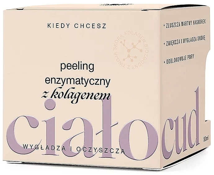 Enzymatisches Peeling mit Kollagen für das Gesicht - Flagolie Cialocud Enzymatic Peeling With Collagen — Bild N2