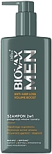 Shampoo gegen Haarausfall und für Haar- und Bartvolumen - Biovax L`biotica Men Anti Hair-Loss Volume Boost — Bild N1