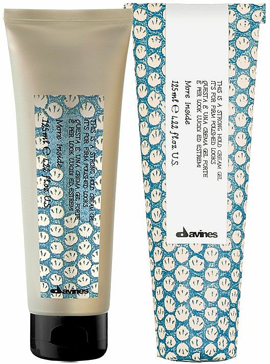 Haarcreme-Gel mit Nass-Effekt Starker Halt - Davines More Inside Strong Hold Cream Gel — Bild N1