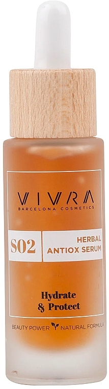 Feuchtigkeitsspendendes Gesichtsserum - Vivra Herbal Antiox Serum — Bild N1