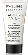 Düfte, Parfümerie und Kosmetik Eveline Cosmetics Wonder Match 3in1 Serum-Primer SPF20  - Eveline Cosmetics Wonder Match 3in1 Serum-Primer SPF20