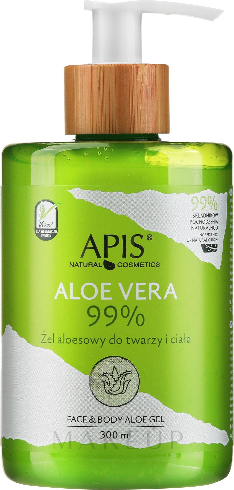 Aloe Vera-Gel für Gesicht und Körper - Apis Professiona Face & Body Aloe Gel — Foto 300 ml