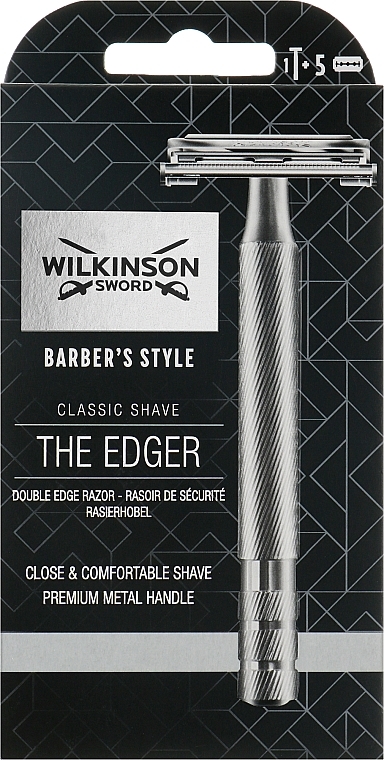 Rasierer mit 5 Klingen - Wilkinson Sword Classic Shave The Edger — Bild N1