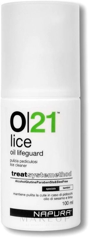 Schutzöl gegen Läuse - Napura O21 Lifeguard Oil Remover Lice — Bild 100 ml